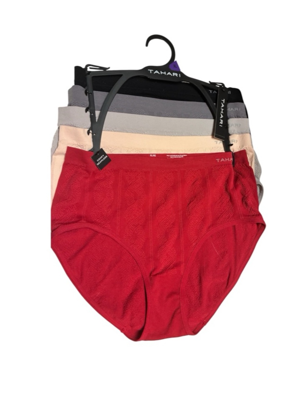 Tahari Women's Multi-Pack Comfy Seamless High-Waist Briefs
